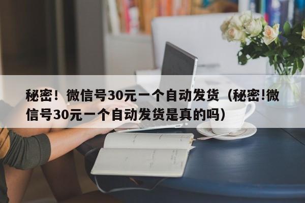 秘密！微信号30元一个自动发货（秘密!微信号30元一个自动发货是真的吗）